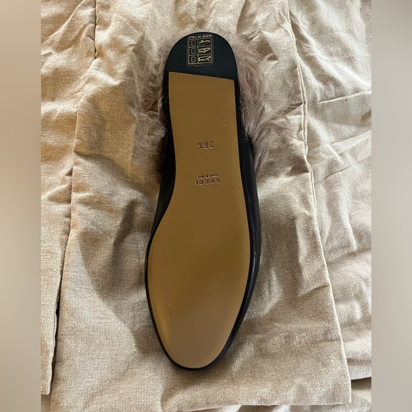 New & authentic Gucci Princeton mules w/ fur - size 36.5 - Picture 7 of 10